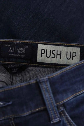 Jean slim Armani Jeans Bleu en Coton