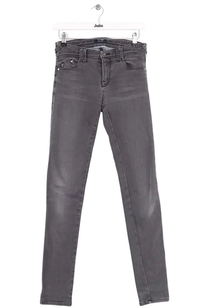 Jean slim Armani Jeans Gris en Coton, taille XS - Seconde Main