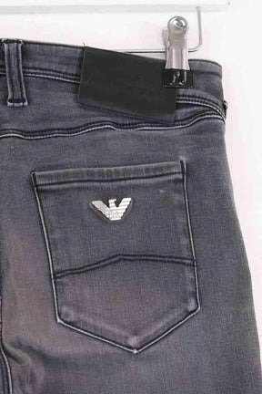 Jean slim Armani Jeans Gris en Coton