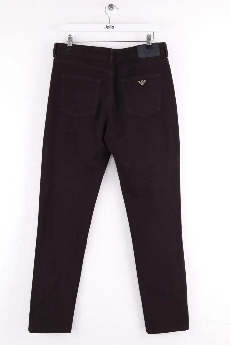 Jean slim Armani Jeans Marron en Coton