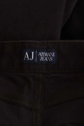 Jean slim Armani Jeans Marron en Coton