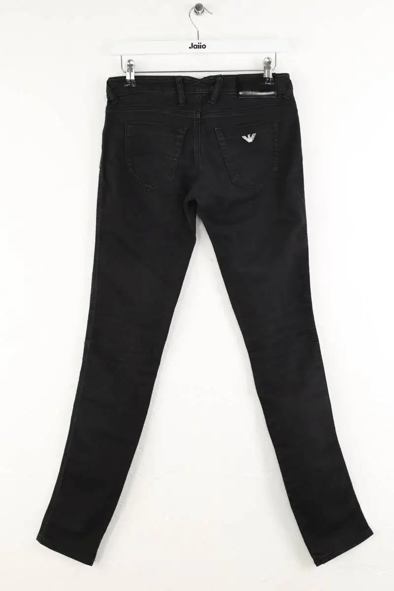 Jean slim Armani Jeans Noir en Coton