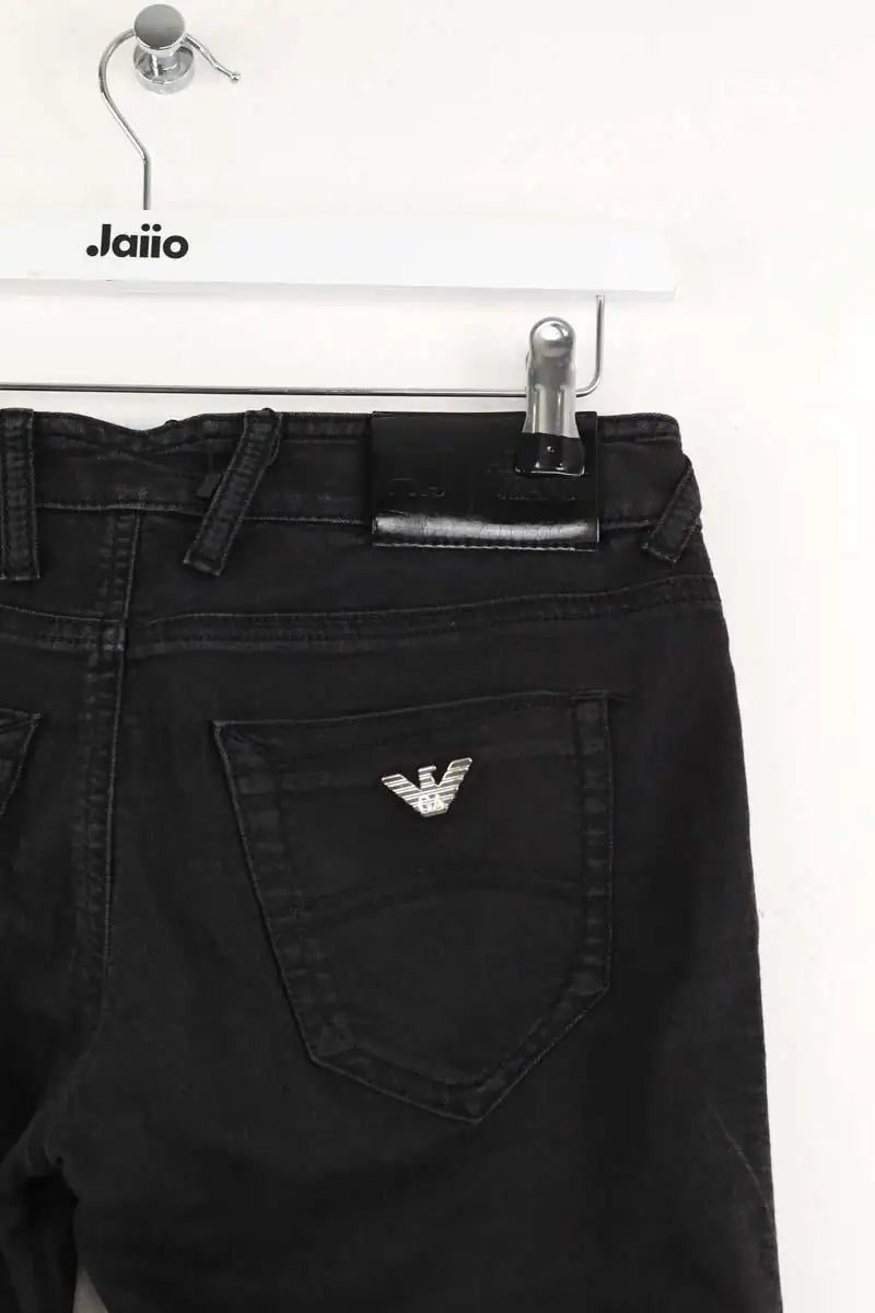 Jean slim Armani Jeans Noir en Coton
