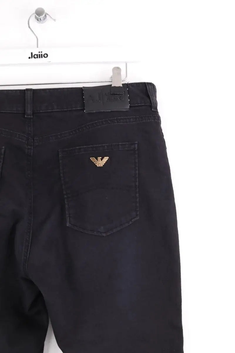Jean slim Armani Jeans Noir en Coton