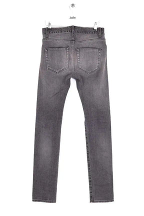Jean slim Balenciaga Anthracite en Coton