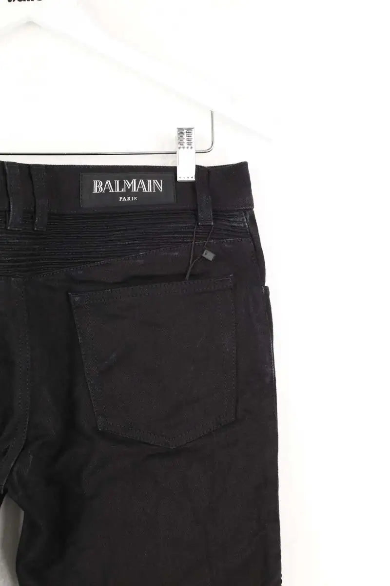 Jean slim Balmain Noir en Coton
