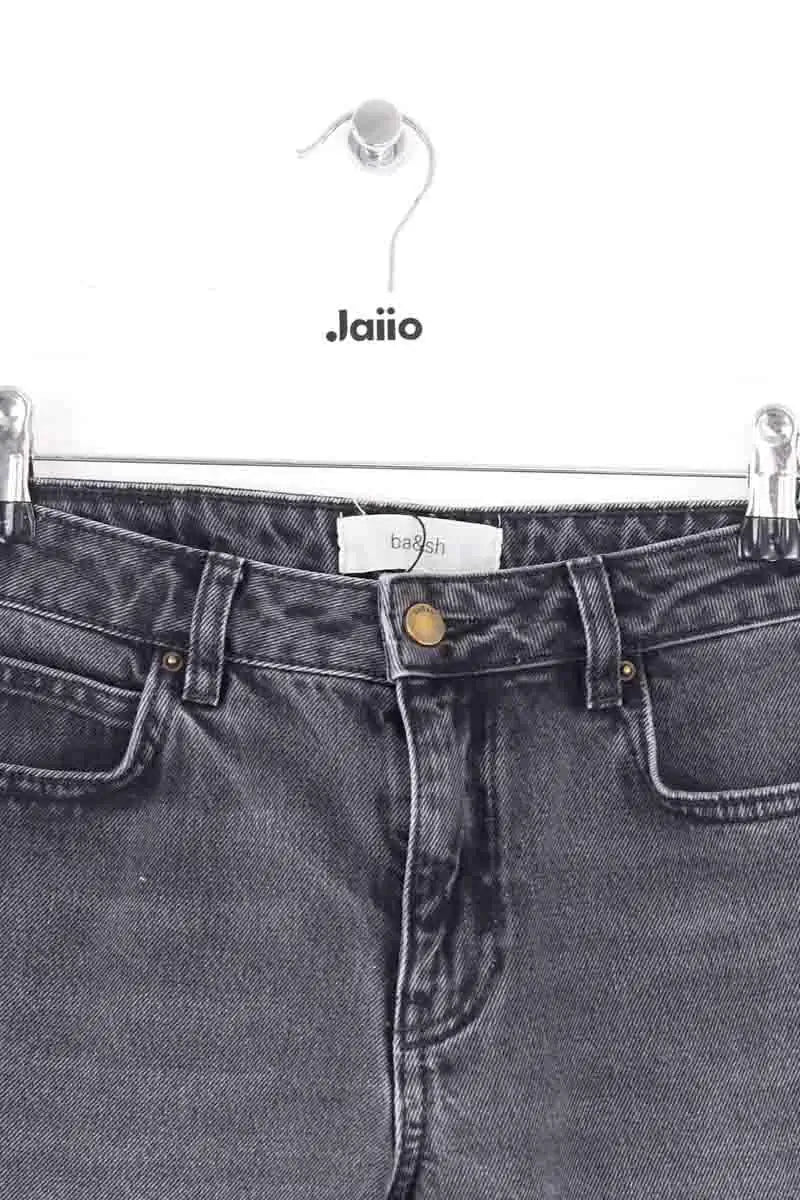 Jean slim Ba&Sh Anthracite en Coton