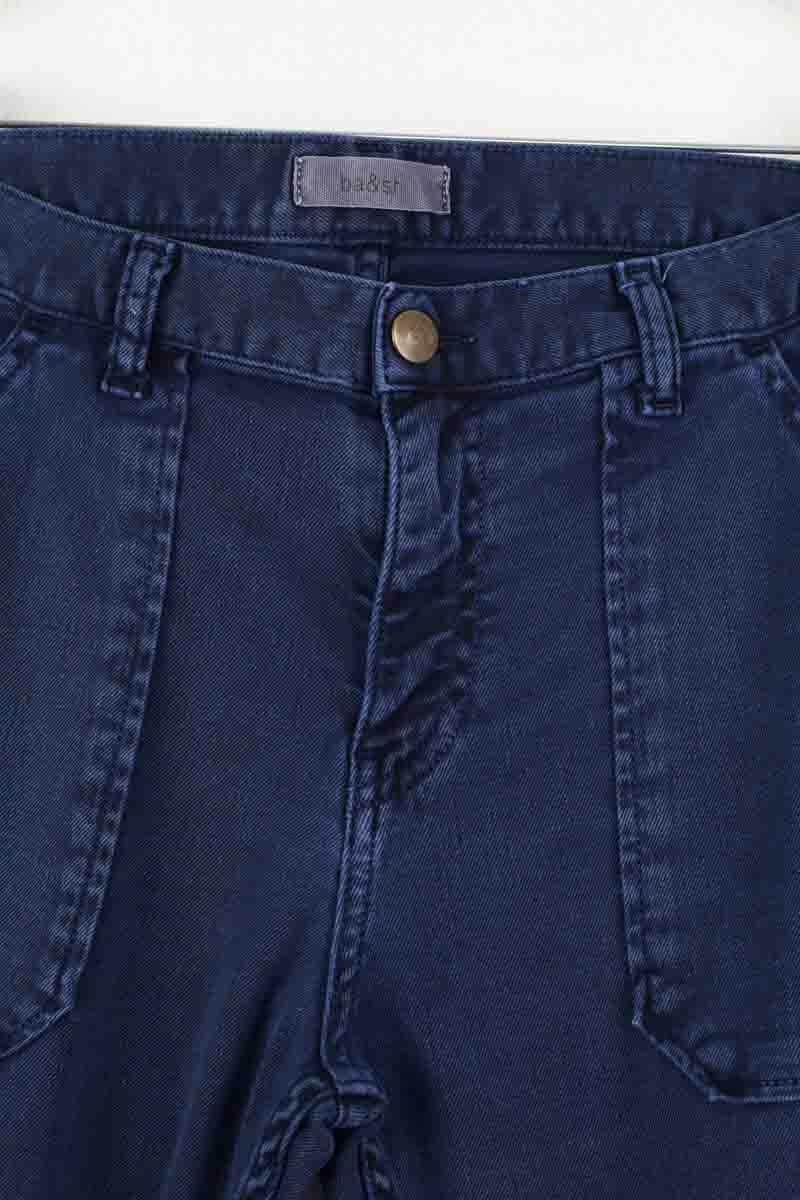 Jean slim Ba&Sh Bleu en Coton