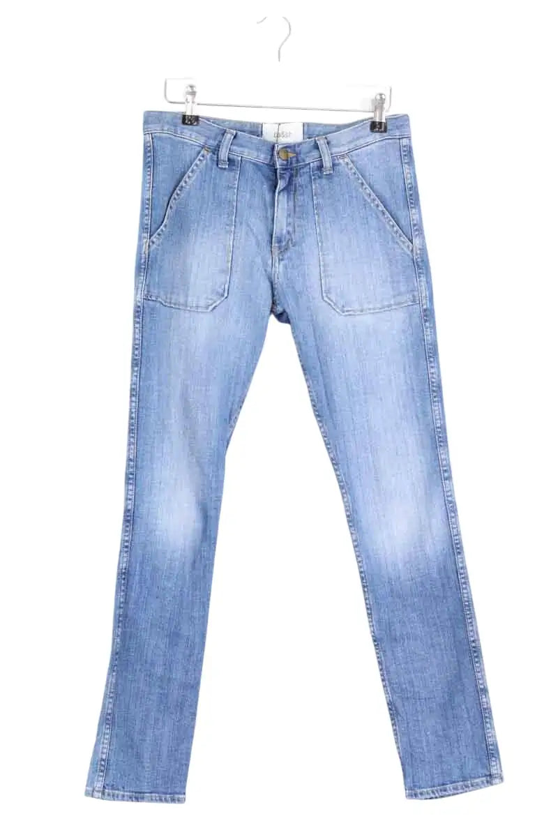 Jean slim Ba&Sh Bleu en Coton, taille XS - Seconde Main