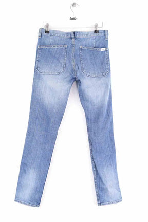 Jean slim Ba&Sh Bleu en Coton