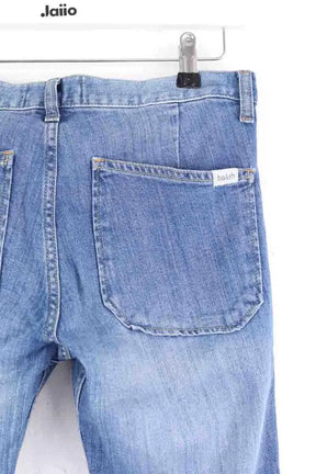 Jean slim Ba&Sh Bleu en Coton