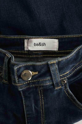 Jean slim Bash Bleu en Coton