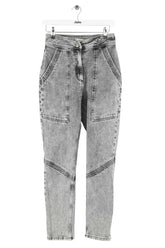 Jean slim Ba&Sh Gris en Coton - élasthanne, taille XS - Seconde Main