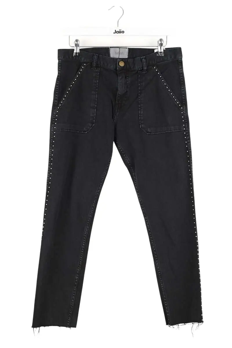 Jean slim Bash Noir en Coton, taille M - Seconde Main