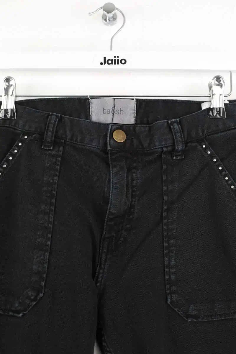 Jean slim Bash Noir en Coton