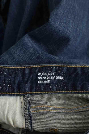 Jean slim Celine Bleu en Coton - élasthanne