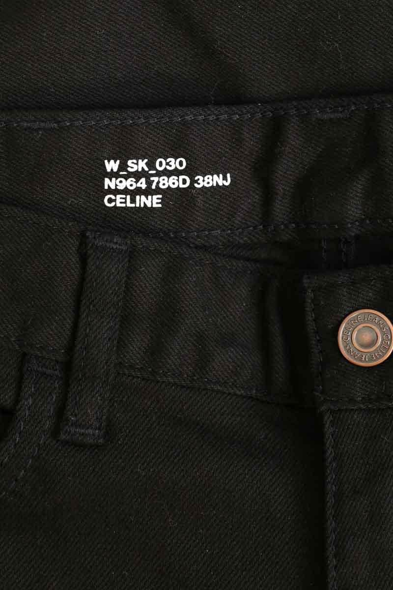 Jean slim Celine Noir en Coton