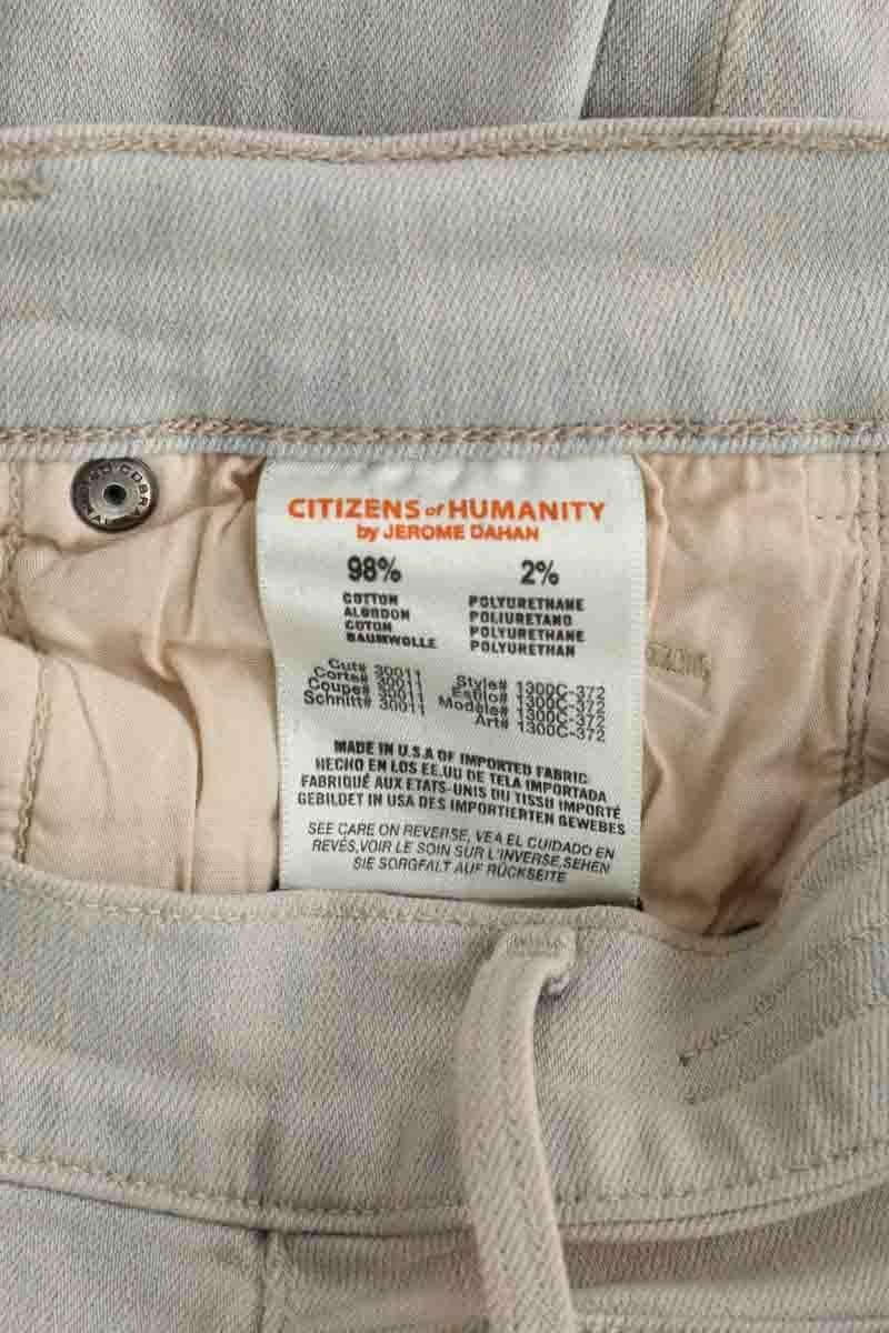 Jean slim Citizens of Humanity Avedon Gris en Coton
