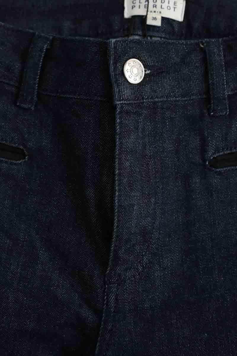 Jean slim Claudie Pierlot Bleu en Coton