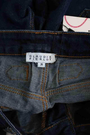 Jean slim Claudie Pierlot Bleu en Coton