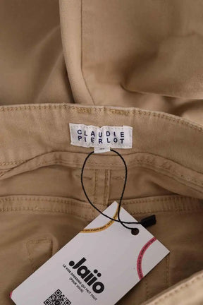 Jean slim Claudie Pierlot Camel en Coton