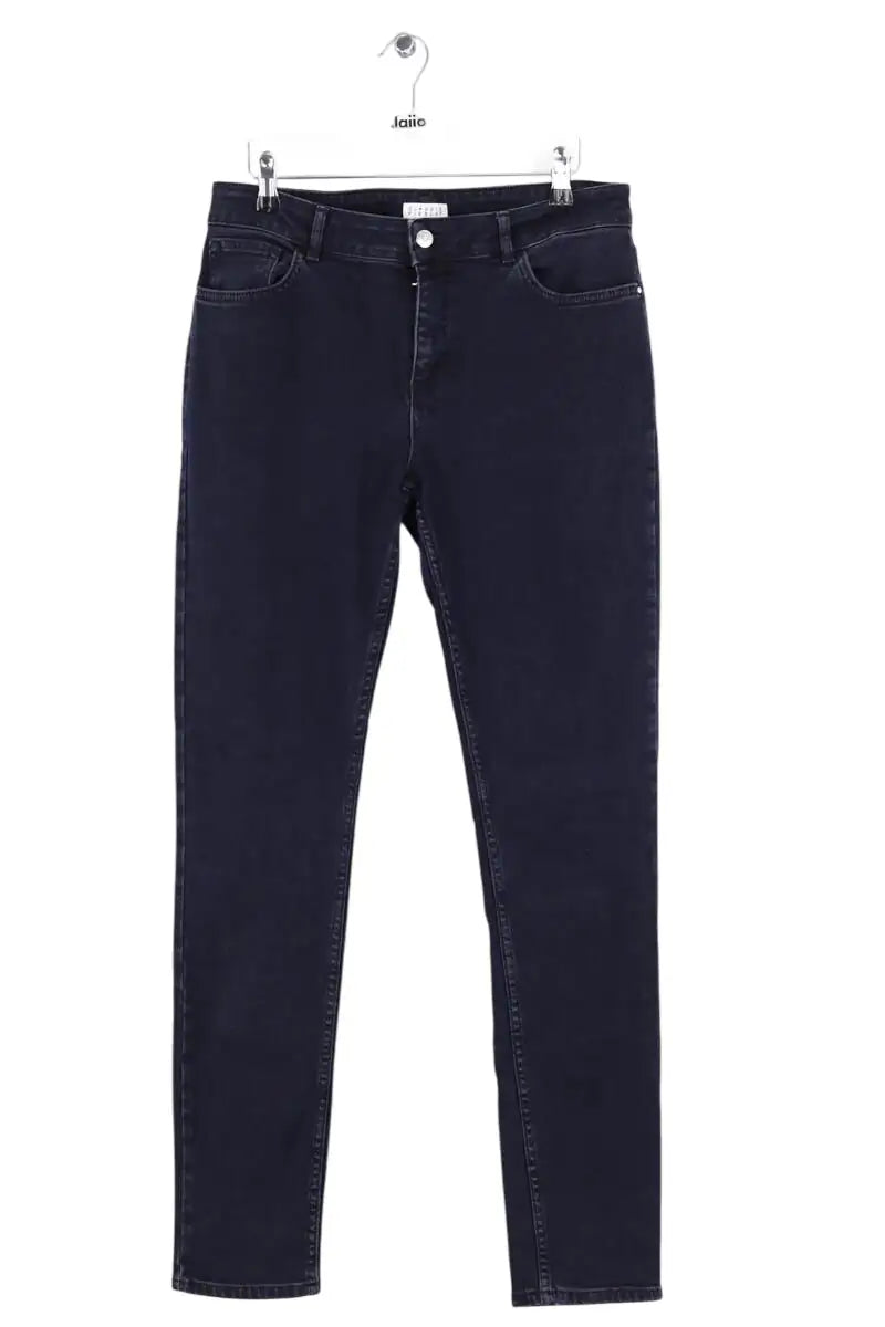 Jean slim Claudie Pierlot Marine en Coton, taille L - Seconde Main