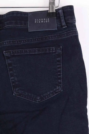 Jean slim Claudie Pierlot Marine en Coton