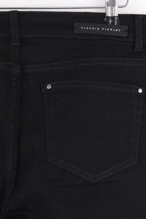 Jean slim Claudie Pierlot Noir en Coton