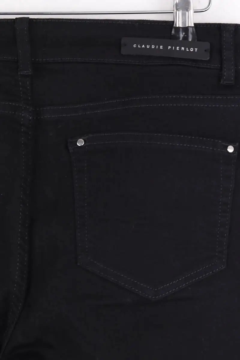 Jean slim Claudie Pierlot Noir en Coton