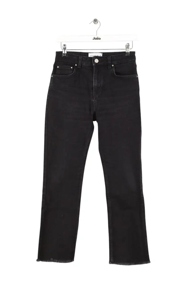 Jean slim Claudie Pierlot Noir en Coton, taille S - Seconde Main