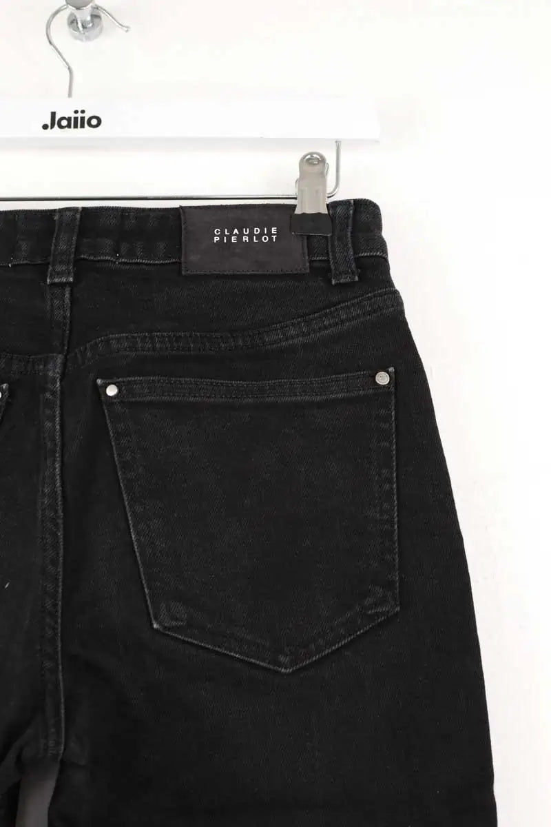 Jean slim Claudie Pierlot Noir en Coton