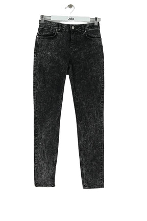 Jean slim Claudie Pierlot Noir en Coton, taille XS - Seconde Main