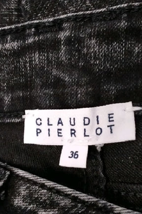 Jean slim Claudie Pierlot Noir en Coton
