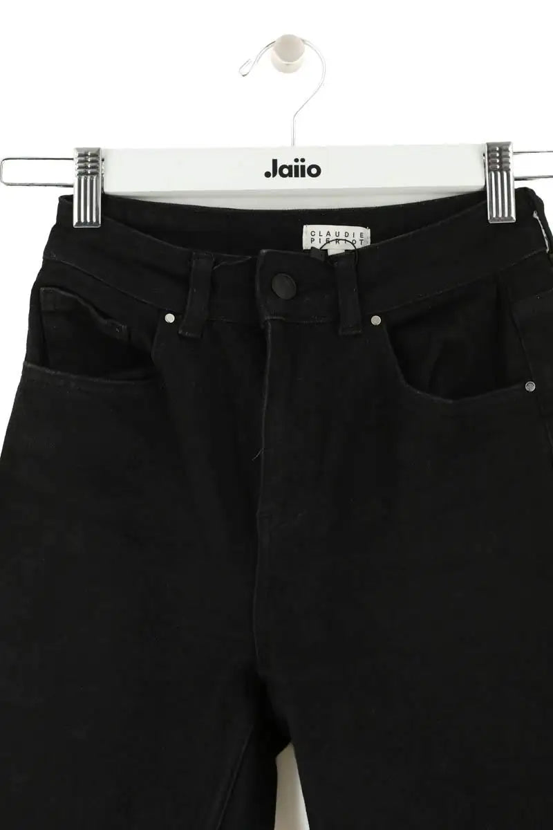 Jean slim Claudie Pierlot Noir en Coton
