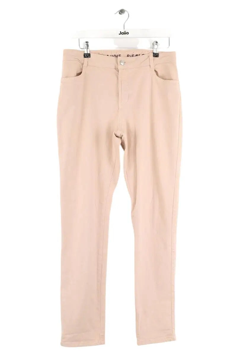 Jean slim Claudie Pierlot Rose en Coton - élasthanne, taille L - Seconde Main