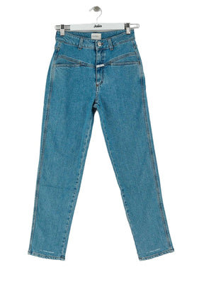 Jean slim Closed Bleu en Coton, taille S - Seconde Main