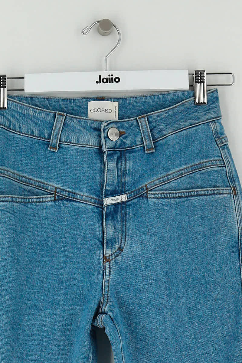 Jean slim Closed Bleu en Coton