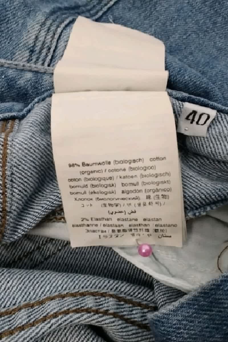 Jean slim Closed Bleu en Coton