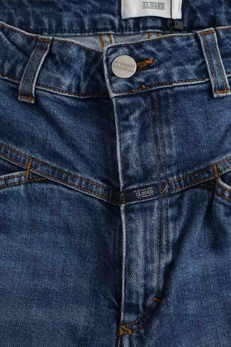 Jean slim Closed Bleu en Coton