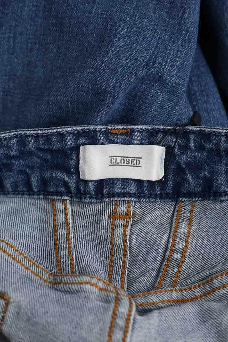 Jean slim Closed Bleu en Coton
