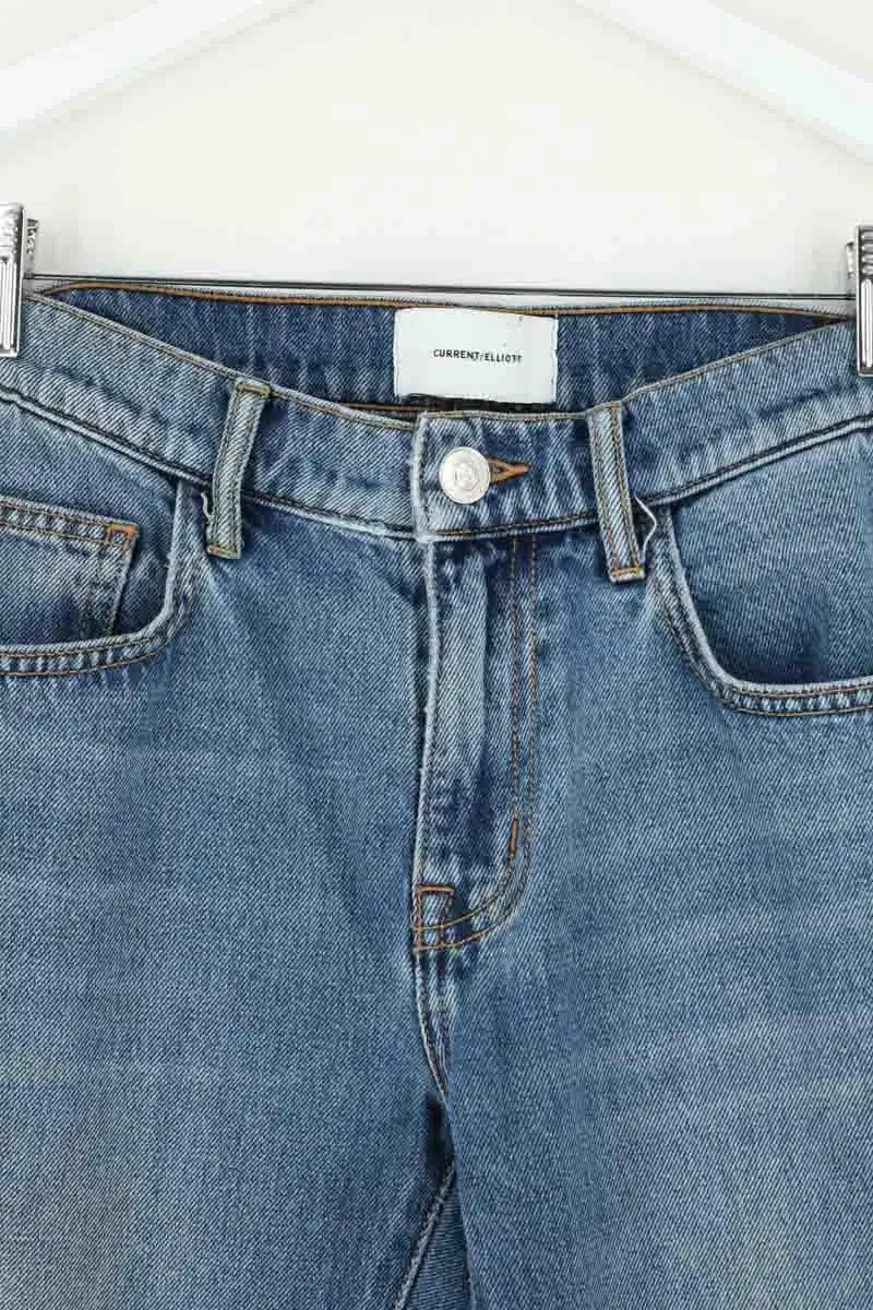 Jean slim Current Elliott Bleu en Coton