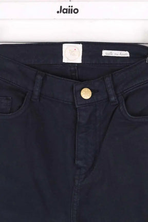 Jean slim Des Petits Hauts Marine en Coton - élasthanne