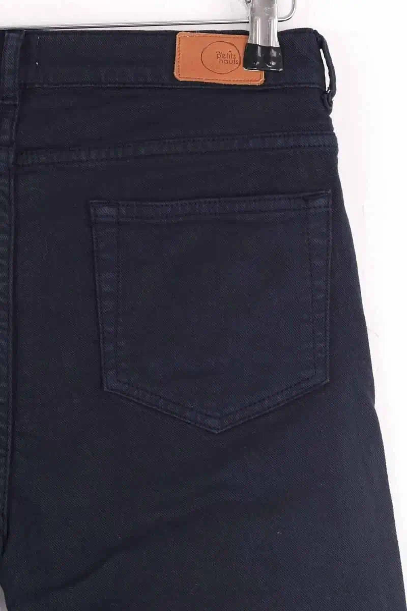 Jean slim Des Petits Hauts Marine en Coton - élasthanne