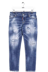 Jean slim Dsquared2 Bleu en Coton, taille M - Seconde Main