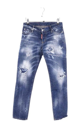 Jean slim Dsquared2 Bleu en Coton, taille S - Seconde Main