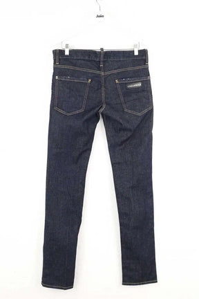 Jean slim Dsquared2 Marine en Coton