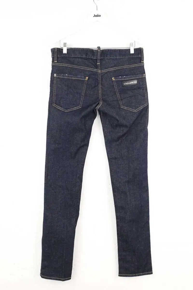 Jean slim Dsquared2 Marine en Coton