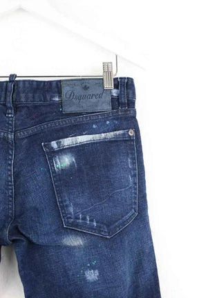 Jean slim Dsquared2 Marine en Coton
