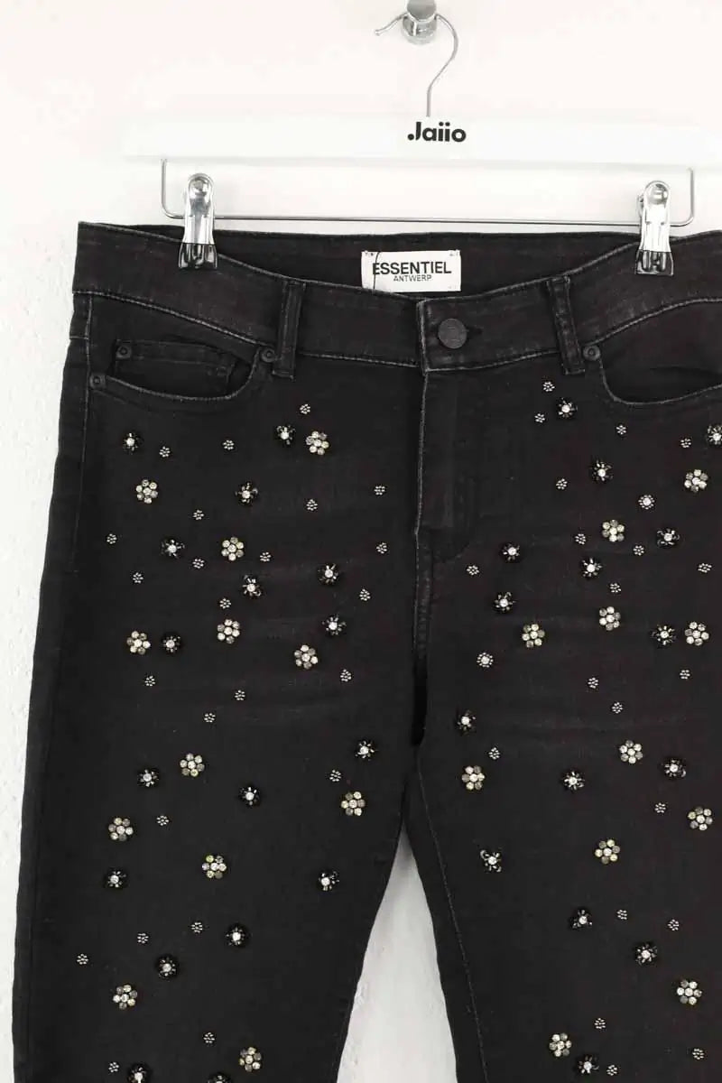 Jean slim Essentiel Antwerp Noir en Coton