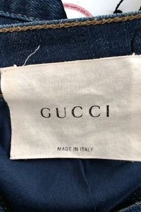 Jean slim Gucci Bleu en Coton